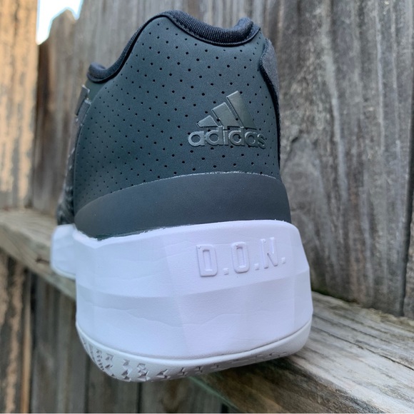 adidas Shoes Adidas Mens Basketball Shoes Don Issue 4 Black Carbon